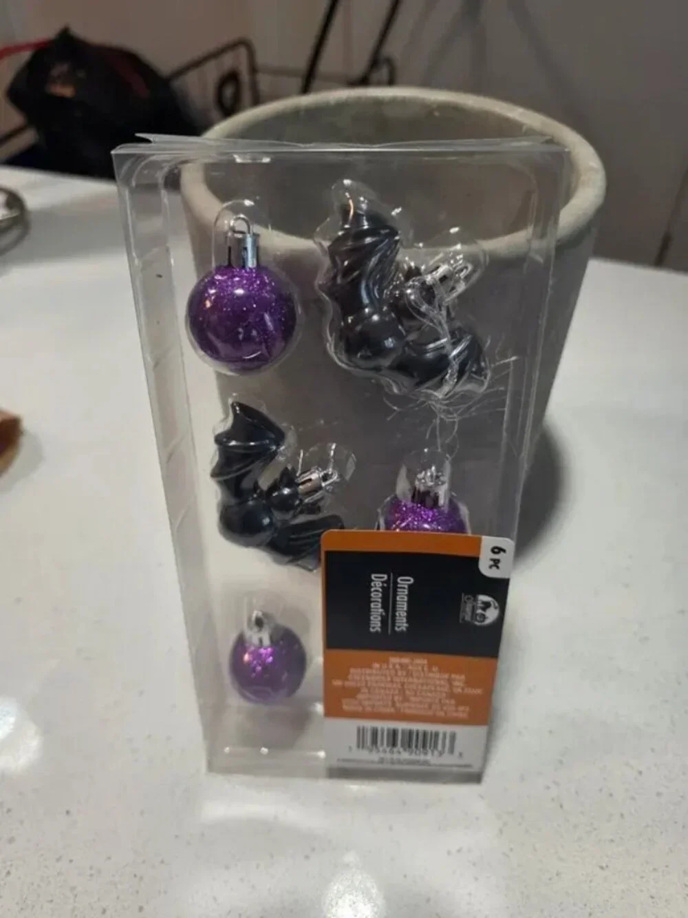 Halloween ornaments missing one ball